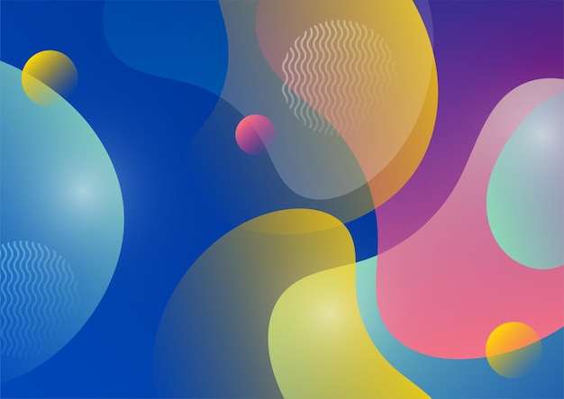 Abstract colorful geometric vector gradient background