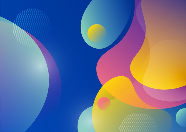 Abstract colorful geometric vector gradient background