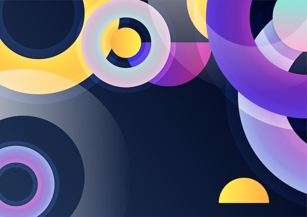 abstract colorful geometric vector gradient background