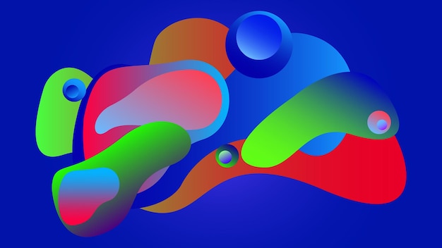 Abstract colorful gradient background with modern style