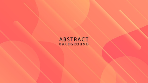 Abstract Colorful Gradient Orange Background
