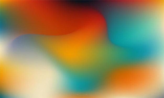 Abstract colorful gradient waves background