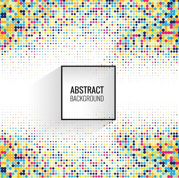 Abstract colorful halftone vector background illustration