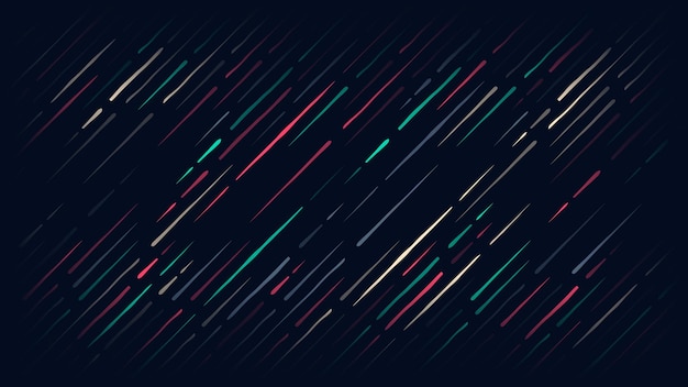 Abstract colorful lines art background illustration