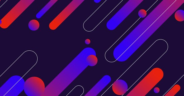 Abstract colorful minimal geometric background design