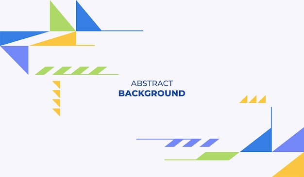 abstract colorful shapes background vector design