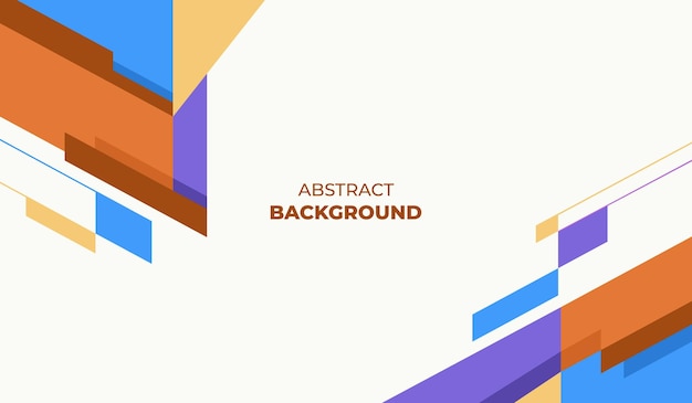 abstract colorful shapes background vector design