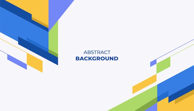 abstract colorful shapes background vector design