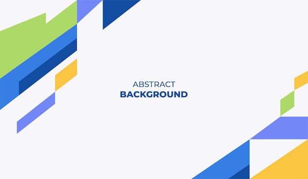 abstract colorful shapes background vector design