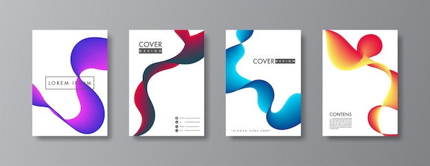 abstract cover and brochure design.