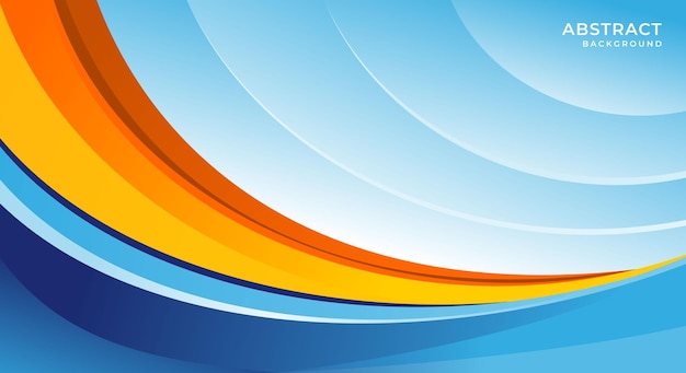 Abstract curve corporate background