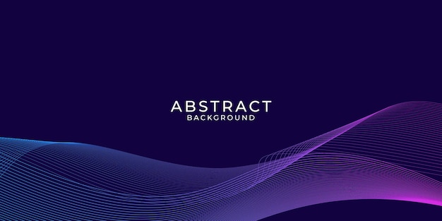 abstract curved and wave lines background template
