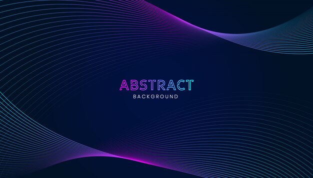 abstract dark background with wavy lines