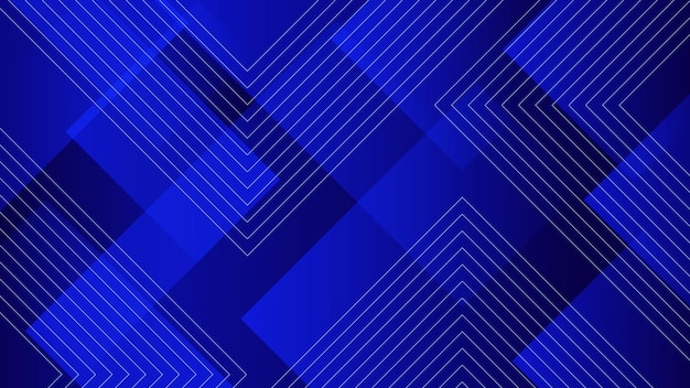 Abstract dark blue background Modern design geometric shapes
