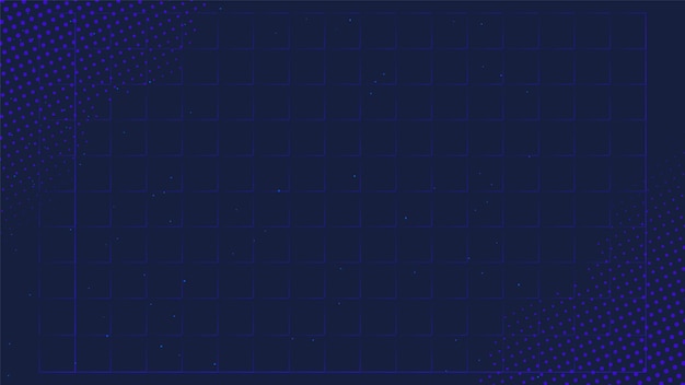 Abstract Dark Blue vector background with lines and dots