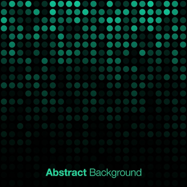 Abstract Dark Green Technology Background vector illustration