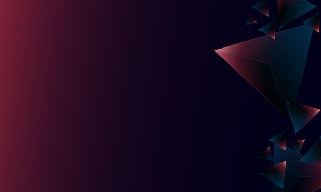 abstract dark purple polygon triangles shape pattern on background. illustration vector design