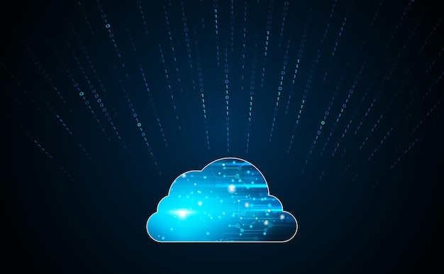 Abstract data storage on the network modern technology Data Protection Security Computing