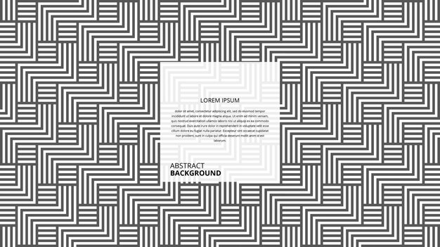 abstract decorative zigzag wickers  pattern