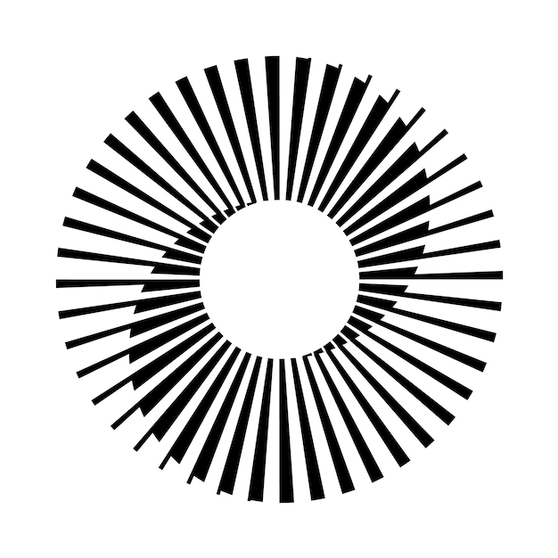 Abstract design element mobius strip continuous tape twisted around Impossible circle Vector icon