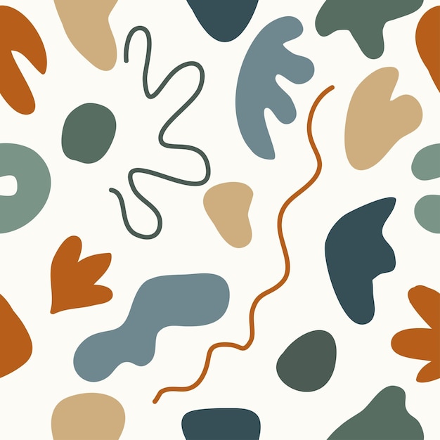 Abstract doodle seamless pattern for use in design for textile dress bag or t shirt print wallpaper wrapping etc