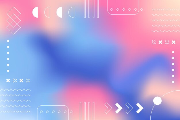 Abstract Dynamic Holographic with Geometric Minimalist Shape Background