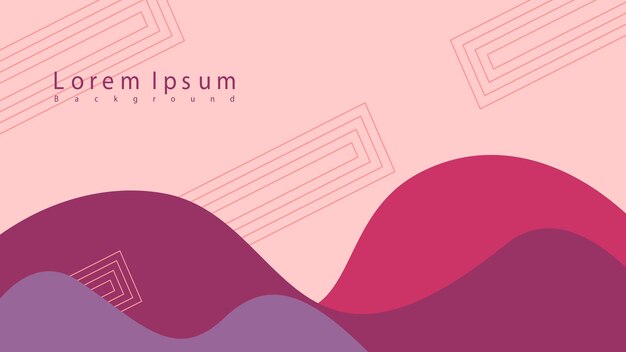 Abstract flat curved style background