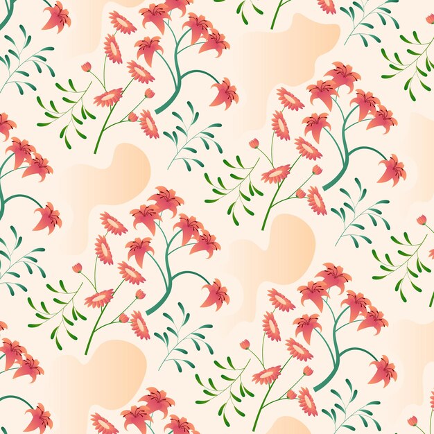 Abstract flower pattern background. Vector illustration. Abstract background.