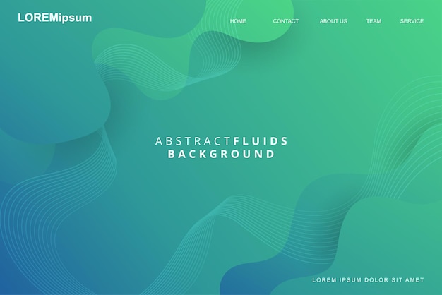 abstract fluid background template