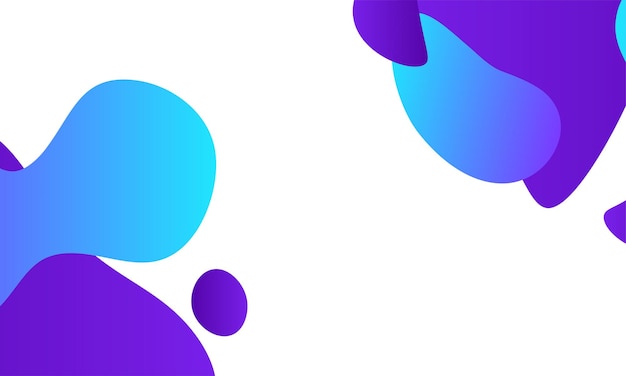 Abstract fluid background with colorful gradient