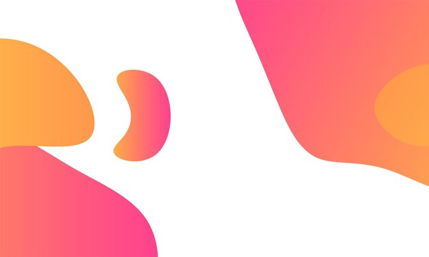 Abstract fluid background with colorful gradient