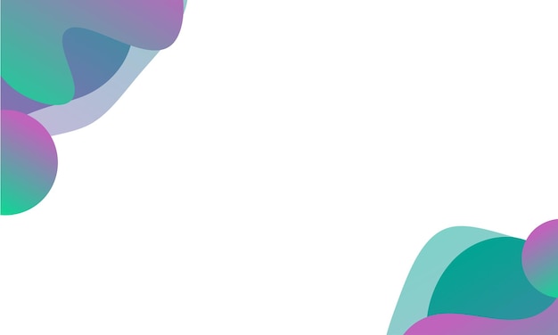 Abstract fluid background with colorful gradient