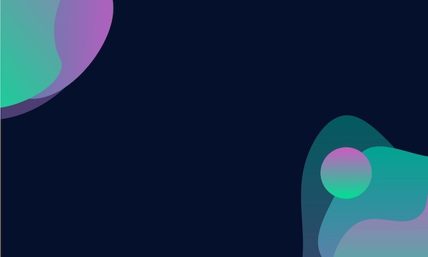 Abstract fluid background with colorful gradient