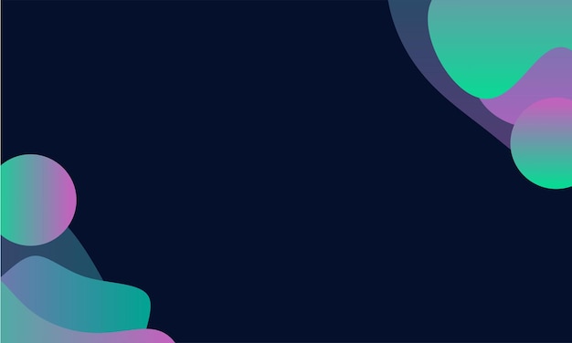 Abstract fluid background with colorful gradient