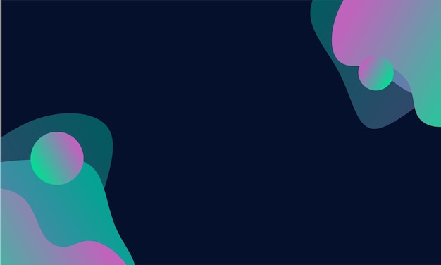 Abstract fluid background with colorful gradient