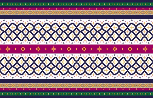 Abstract geometric and tribal patterns, Usage design local fabric patterns, geometric Vector.