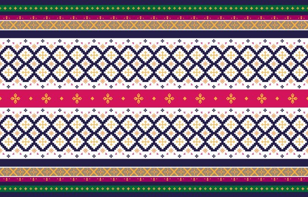 Abstract geometric and tribal patterns, Usage design local fabric patterns, geometric Vector.