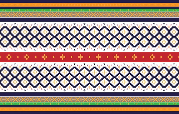 Abstract geometric and tribal patterns, Usage design local fabric patterns, geometric Vector.