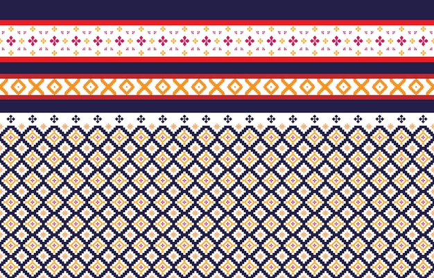Abstract geometric and tribal patterns Used in cloth or printing industry geometric Vector