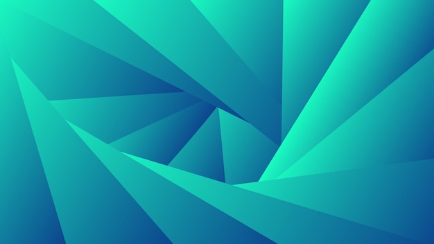 Abstract geometric background design - blue gradient, dynamic shapes.