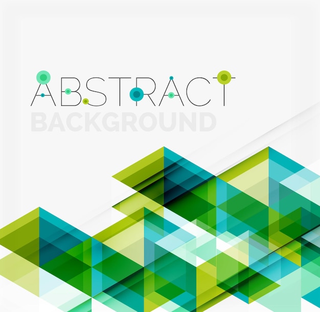 abstract geometric background modern overlapping triangles
