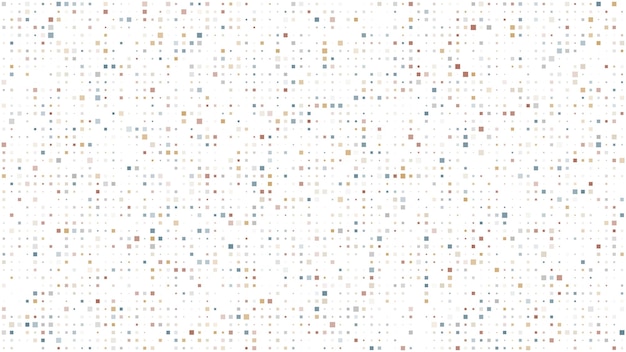 Abstract geometric background of squares Multicolor pixel background with empty space Vector illustration