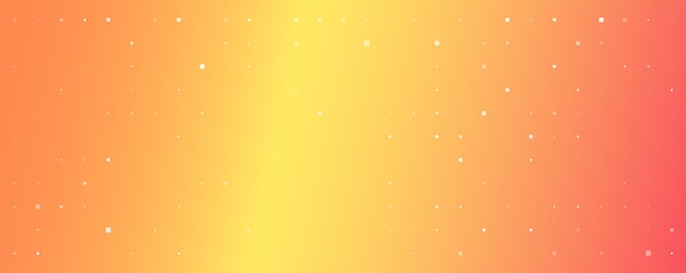 Abstract geometric background of squares Orange pixel background with empty space Vector illustration