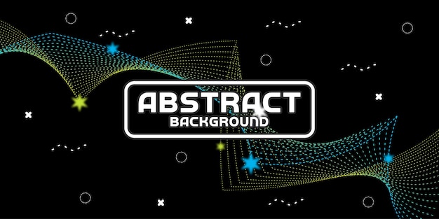 abstract geometric background with glowing wave vector design with gradient colour