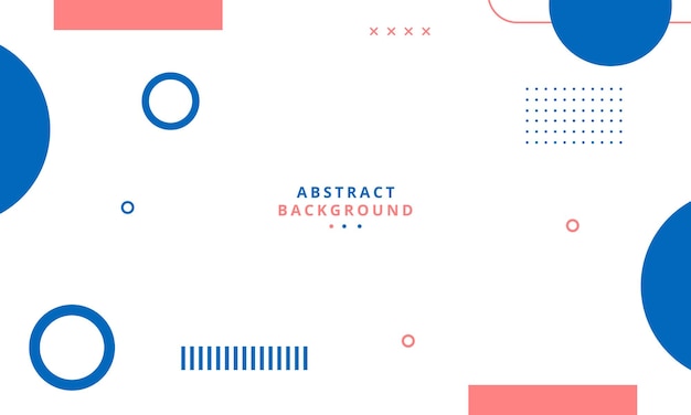 abstract geometric background with memphis style