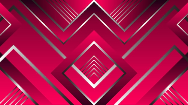 abstract geometric background with vibrant pink symmetrical patterns