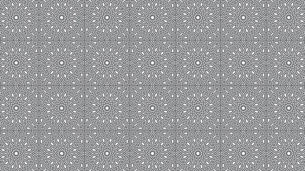 Abstract geometric floral pattern background