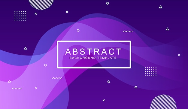 Abstract Geometric Gradient Background Template