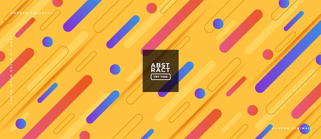 Abstract geometric gradient shapes on composition dynamic illustration Background.