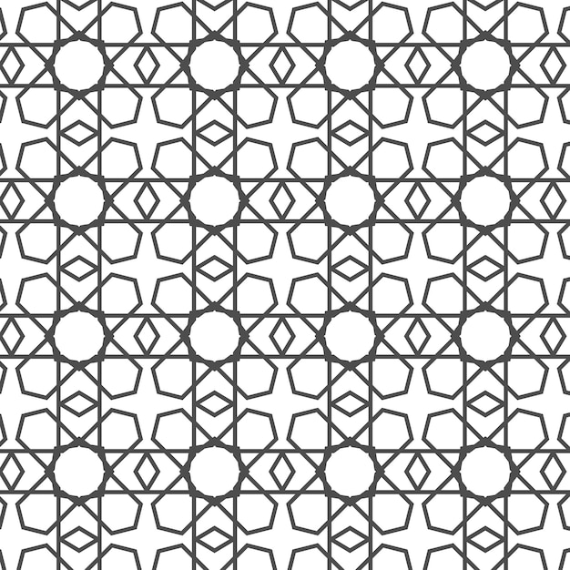 abstract geometric islamic background pattern design vector illustration